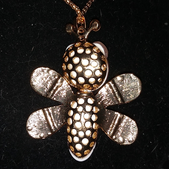 Vivid Colored Lightning Bug Pendant Necklace - Picture 5 of 5